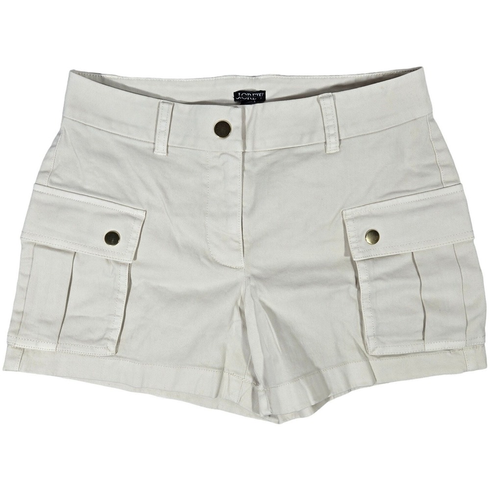 J. Crew 4" cargo chino short in Natural 0 NWT